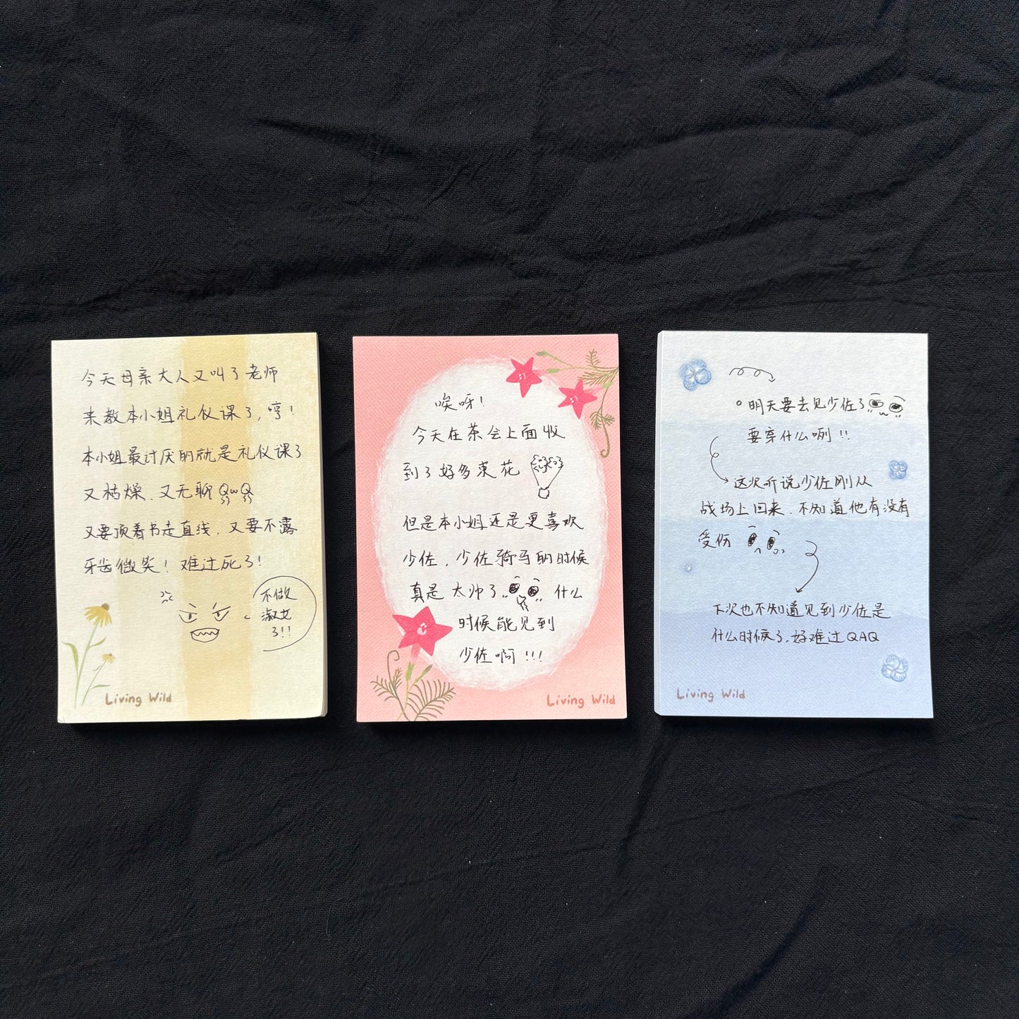 "𝓛𝓲𝓿𝓲𝓷𝓰 𝓦𝓲𝓵𝓭" Memo Pad Series