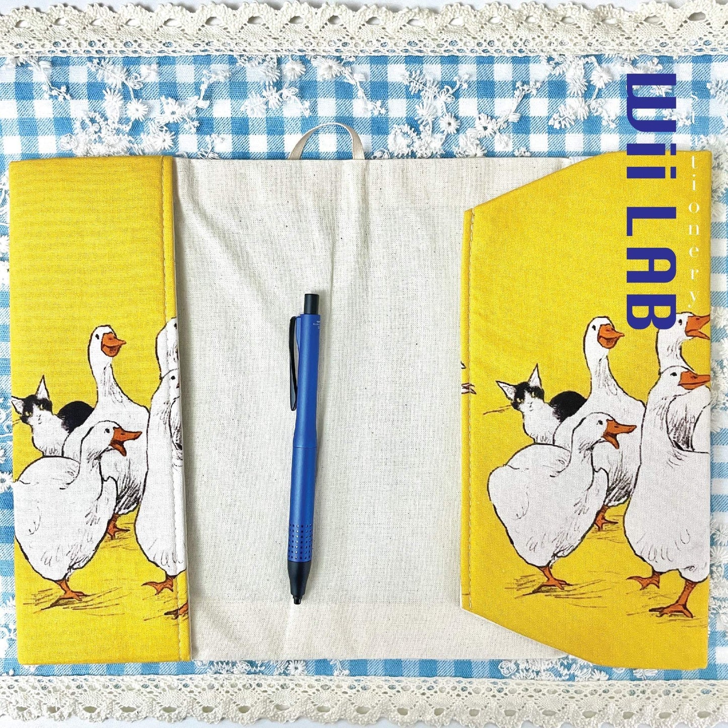 A5 handmade-fabric-journal