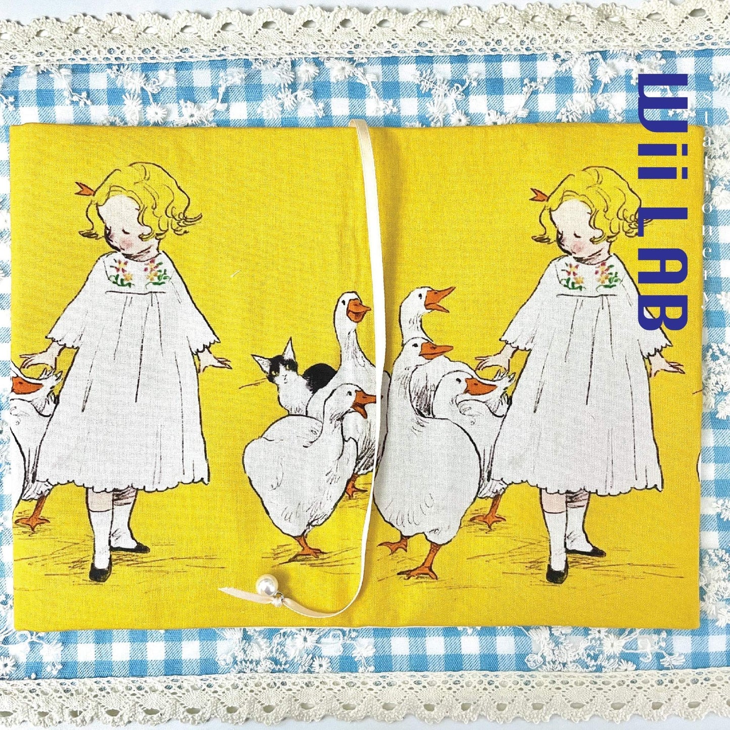 A5 handmade-fabric-journal