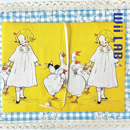 A5 handmade-fabric-journal