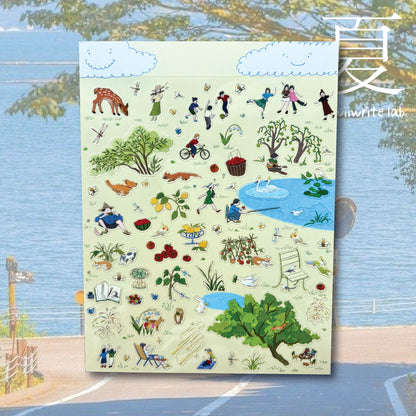 “𝓕𝓸𝓾𝓻 𝓢𝓮𝓪𝓼𝓸𝓷” Sticker