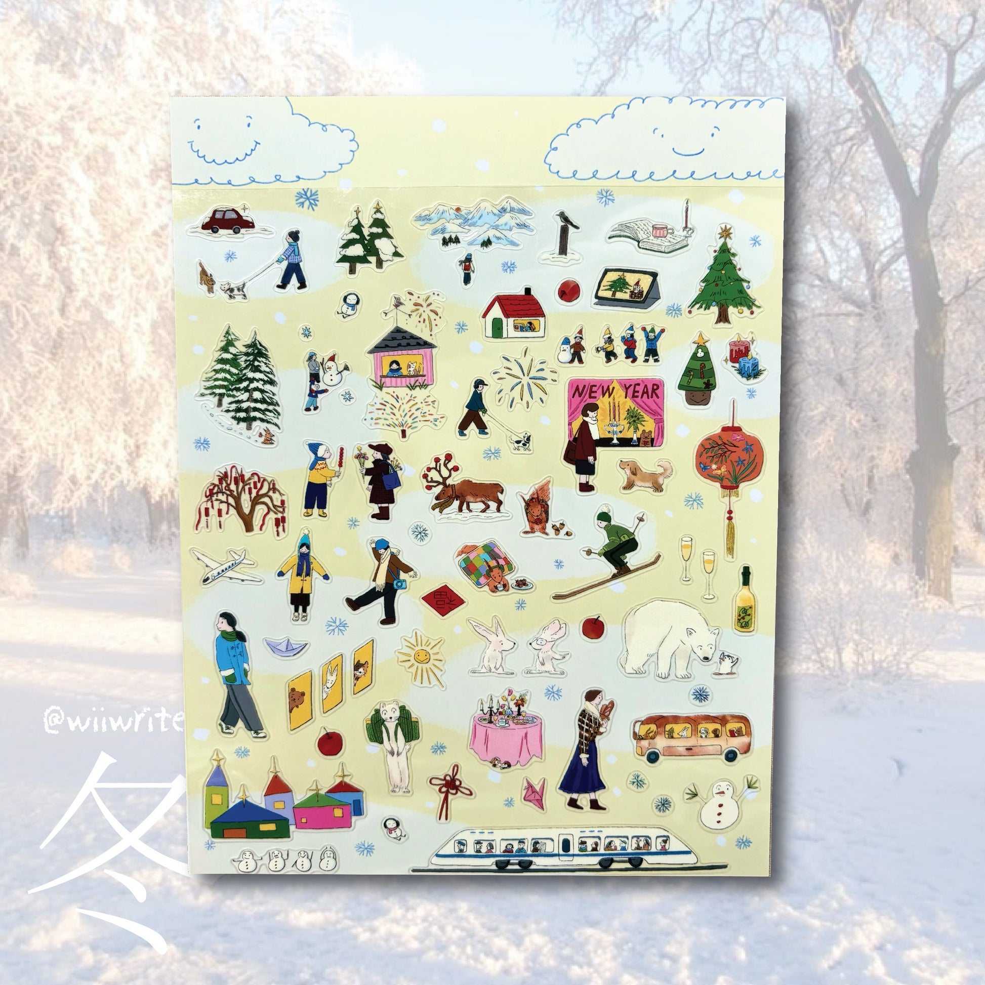 “𝓕𝓸𝓾𝓻 𝓢𝓮𝓪𝓼𝓸𝓷” Sticker