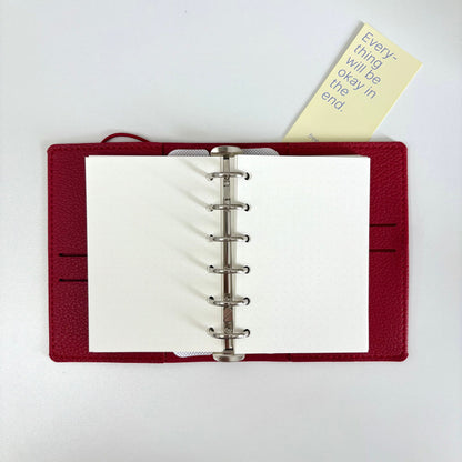 A7 “𝐴𝑢𝑡𝑢𝑚𝑛’𝑠 𝐸𝑛𝑑 𝐹𝑟𝑢𝑖𝑡” PU Leather Loose-leaf Journal