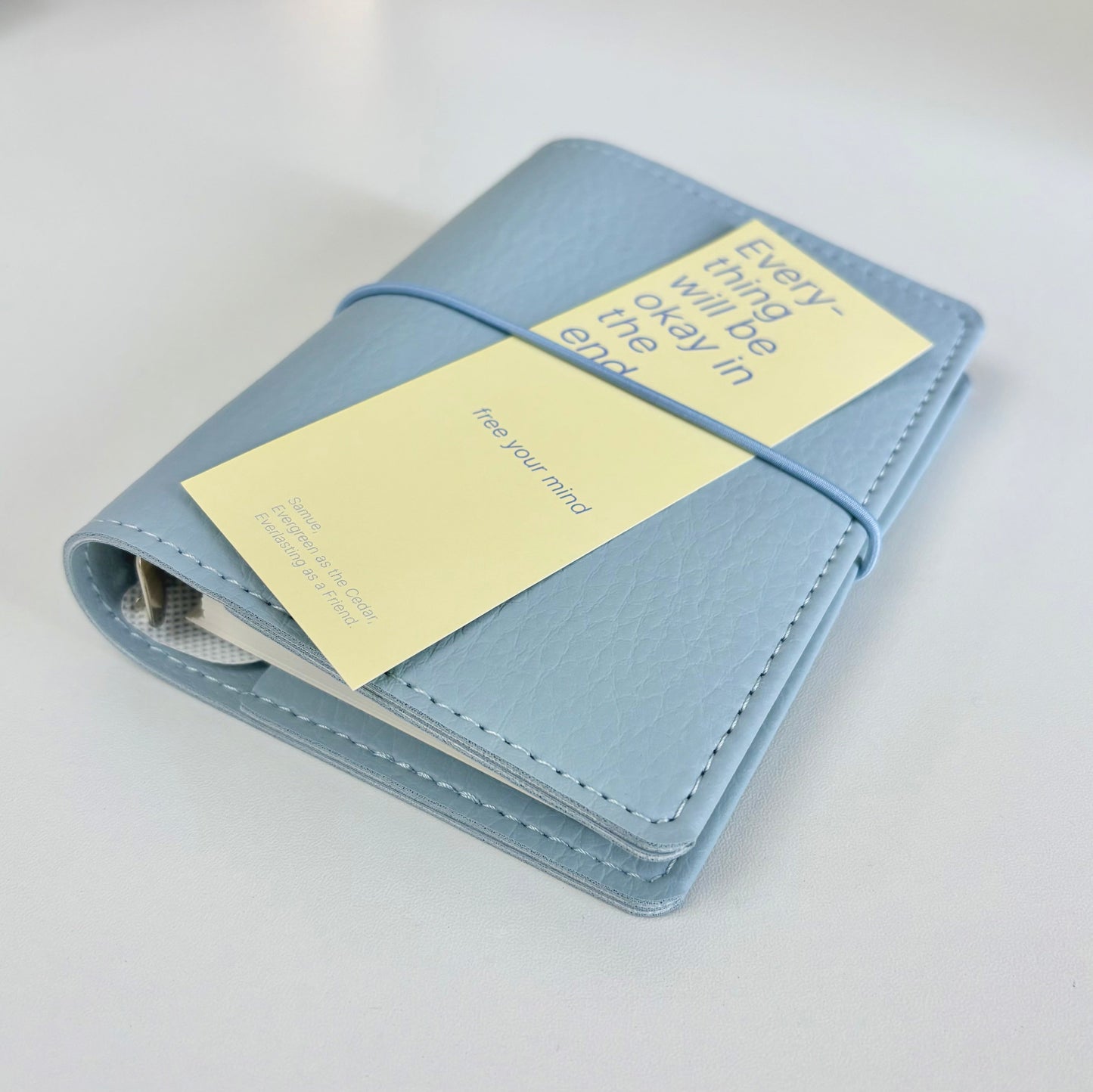 A7 “𝐴 𝑆𝑡𝑖𝑙𝑙 𝑆𝑒𝑎” PU Leather Loose-leaf Journal