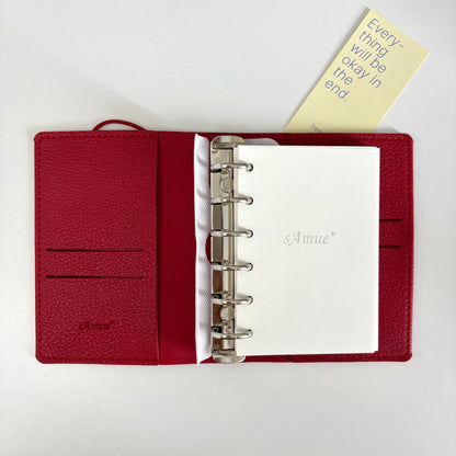 A7 “𝐴𝑢𝑡𝑢𝑚𝑛’𝑠 𝐸𝑛𝑑 𝐹𝑟𝑢𝑖𝑡” PU Leather Loose-leaf Journal