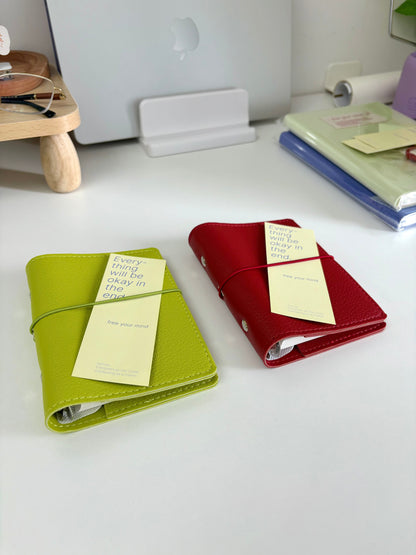 A7 “𝐴𝑢𝑡𝑢𝑚𝑛’𝑠 𝐸𝑛𝑑 𝐹𝑟𝑢𝑖𝑡” PU Leather Loose-leaf Journal