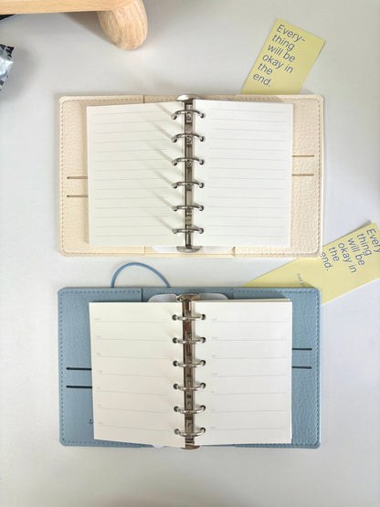 A7 “𝐴 𝑆𝑡𝑖𝑙𝑙 𝑆𝑒𝑎” PU Leather Loose-leaf Journal