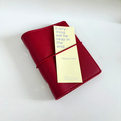 A7 “𝐴𝑢𝑡𝑢𝑚𝑛’𝑠 𝐸𝑛𝑑 𝐹𝑟𝑢𝑖𝑡” PU Leather Loose-leaf Journal