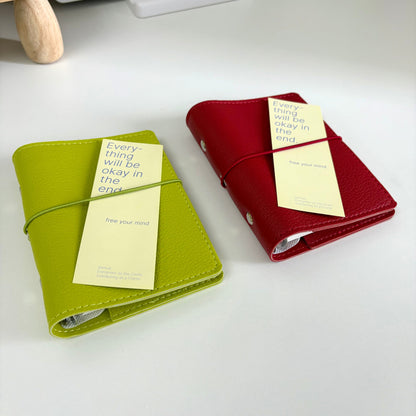 A7 “𝐴𝑢𝑡𝑢𝑚𝑛’𝑠 𝐸𝑛𝑑 𝐹𝑟𝑢𝑖𝑡” PU Leather Loose-leaf Journal