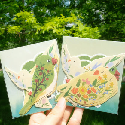 “𝓑𝓲𝓻𝓭𝓼” Die-Cut Memo Pad