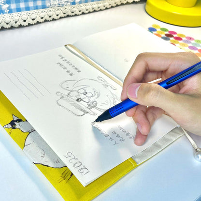 A5 handmade-fabric-journal