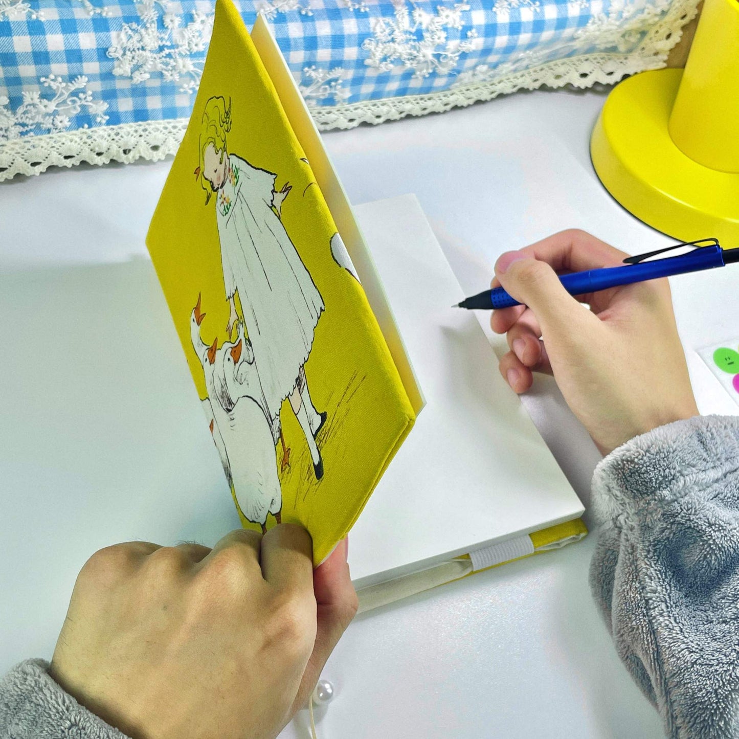 A5 handmade-fabric-journal