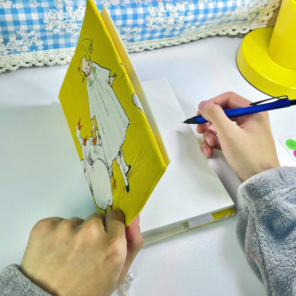 A5 handmade-fabric-journal