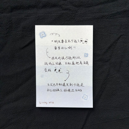 "𝓛𝓲𝓿𝓲𝓷𝓰 𝓦𝓲𝓵𝓭" Memo Pad Series
