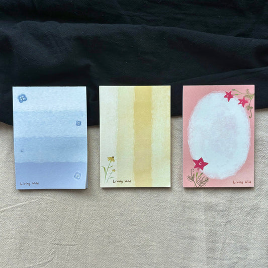 "𝓛𝓲𝓿𝓲𝓷𝓰 𝓦𝓲𝓵𝓭" Memo Pad Series