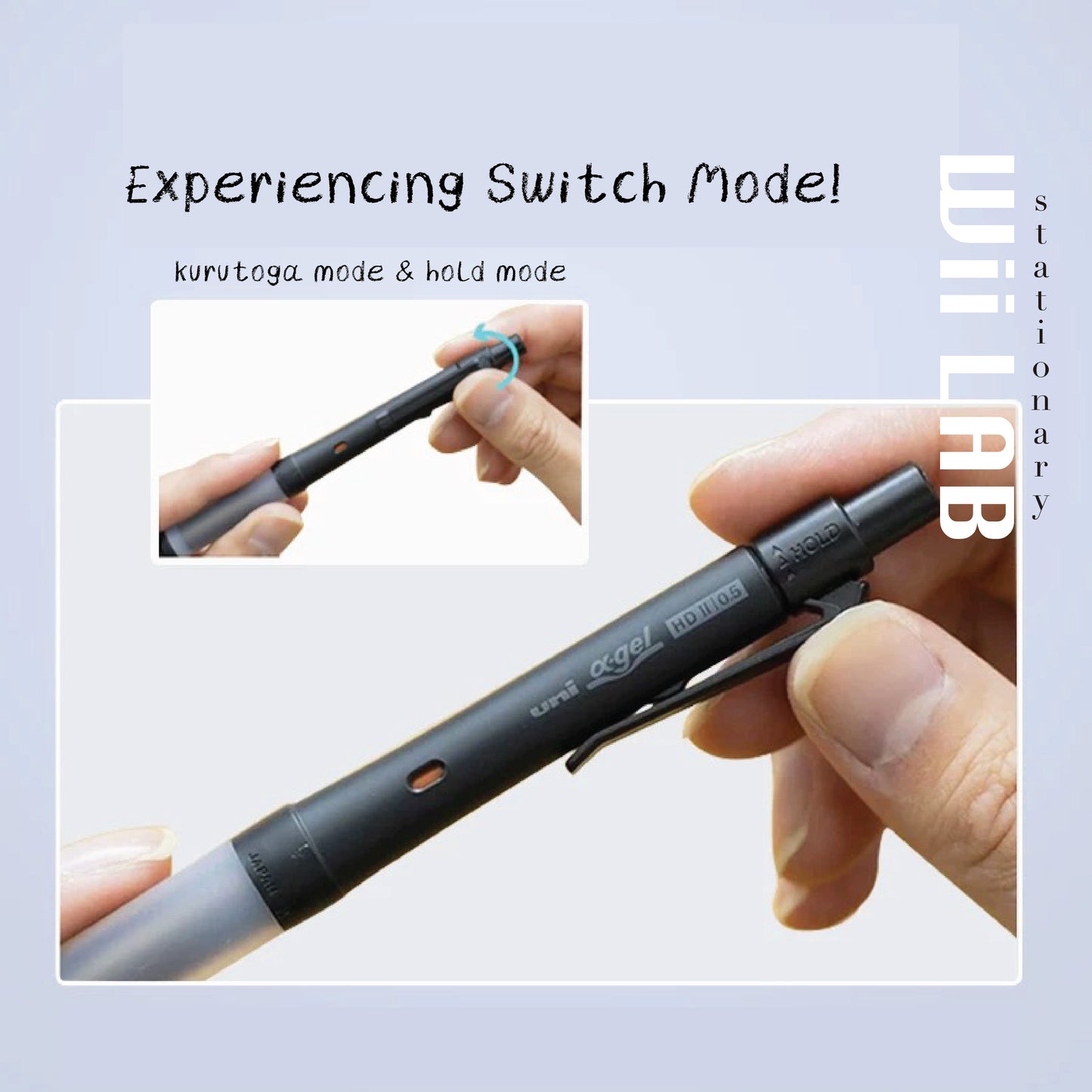 Uni Alpha Gel Switch Mechanical Pencil (Donut Edition) 0.5mm